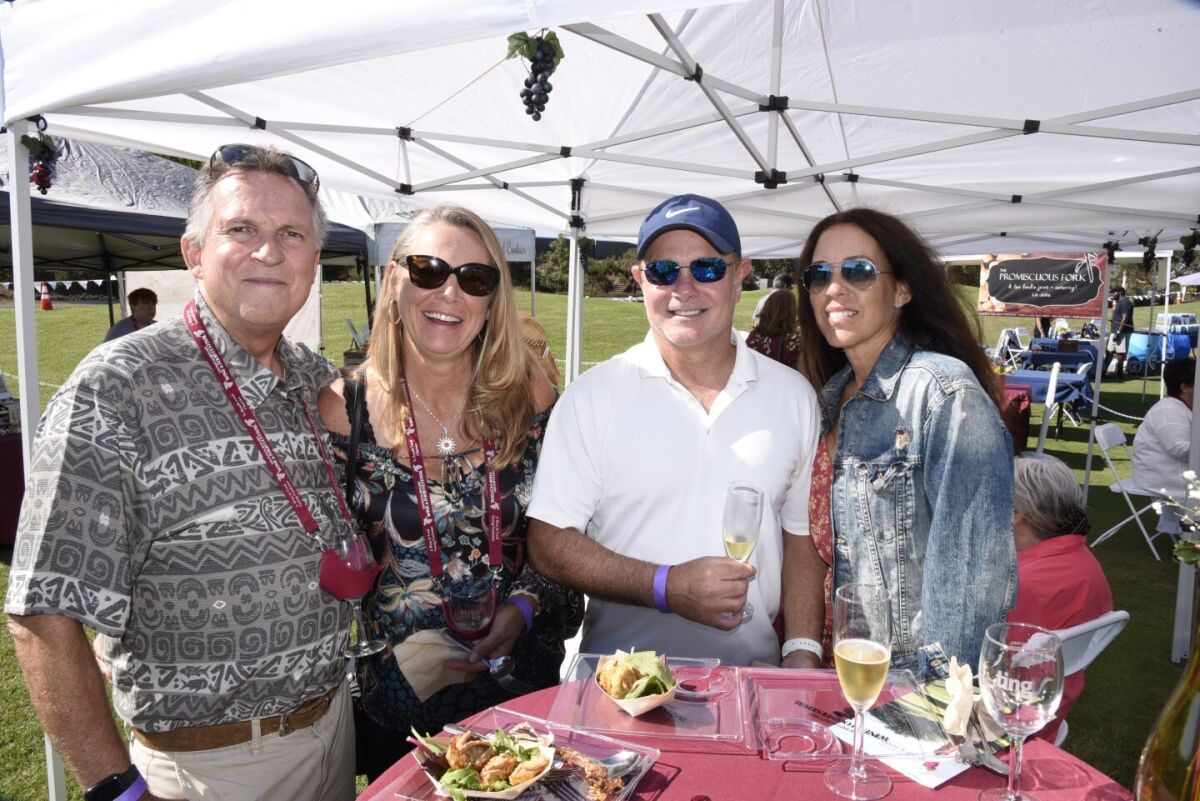 Guests at the 2021 Encinitas Rotary Food and Wine Festival.