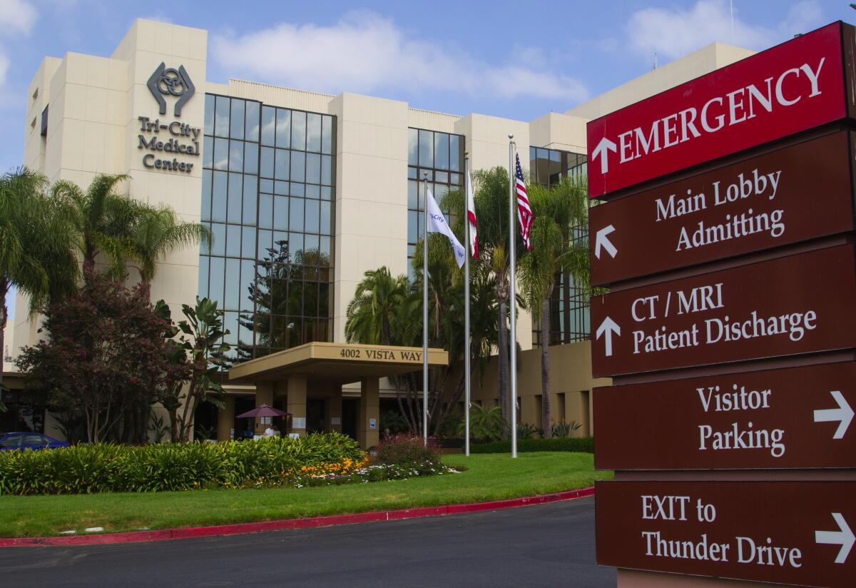 Kaiser Permanente has added Tri-City Medical Center in Oceanside as a health plan option for a wide range of services.