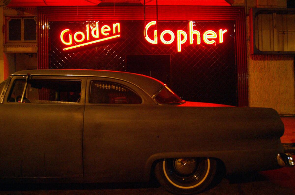 The Golden Gopher in downtown Los Angeles is celebrating 10 years of drinks.