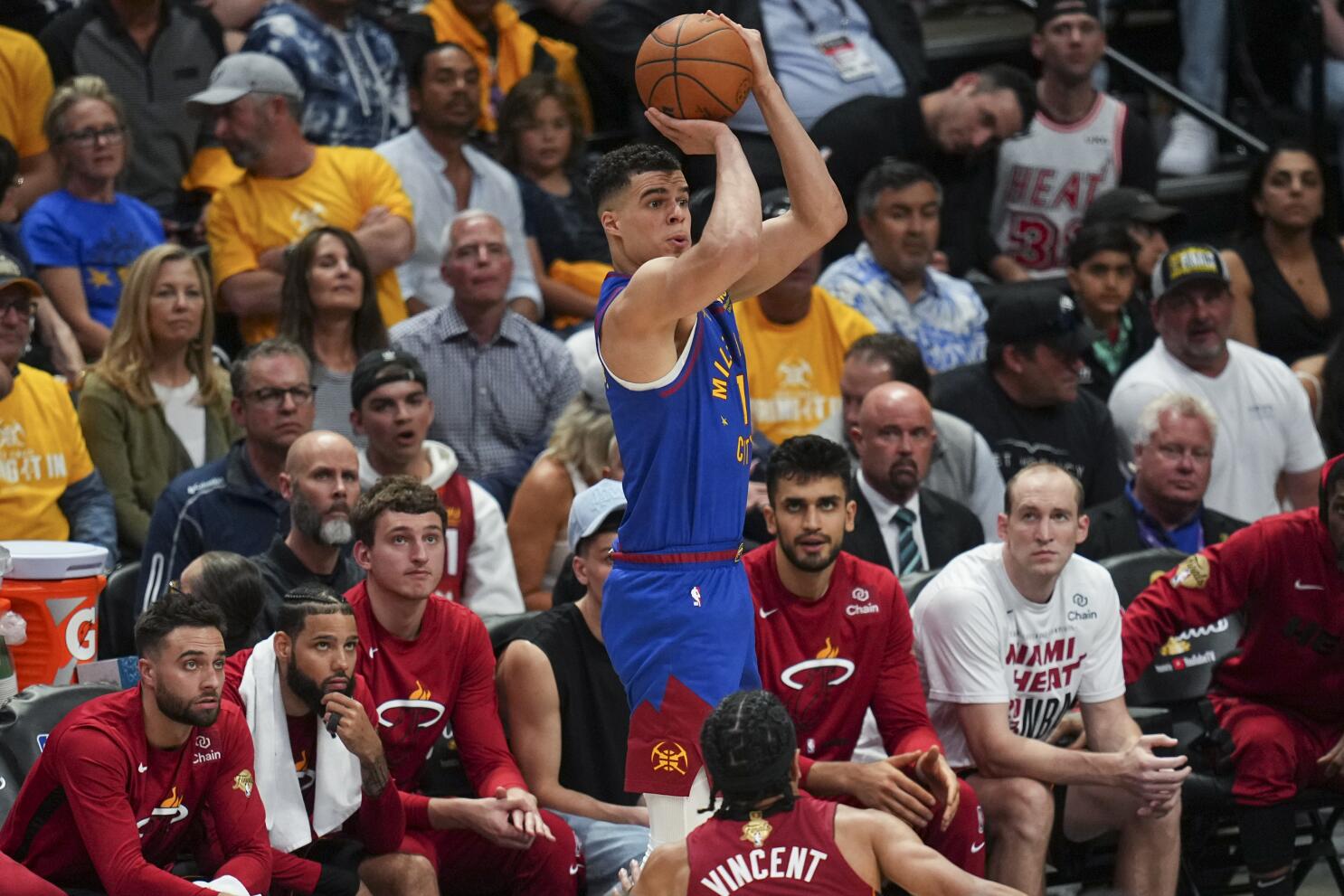 Michael Porter Jr., his shot off, does other things in Game 1 win