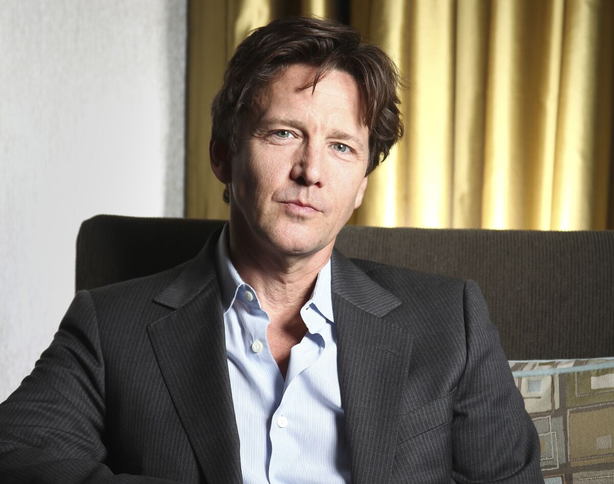 FILE - Actor Andrew McCarthy poses for a portrait during the 36th Toronto International Film Festival in Toronto, Canada on Sept. 9, 2011. McCarthy released his new memoir on May 11. 2021 titled, “Brat: An 80’s Story." (AP Photo/Carlo Allegri, File)