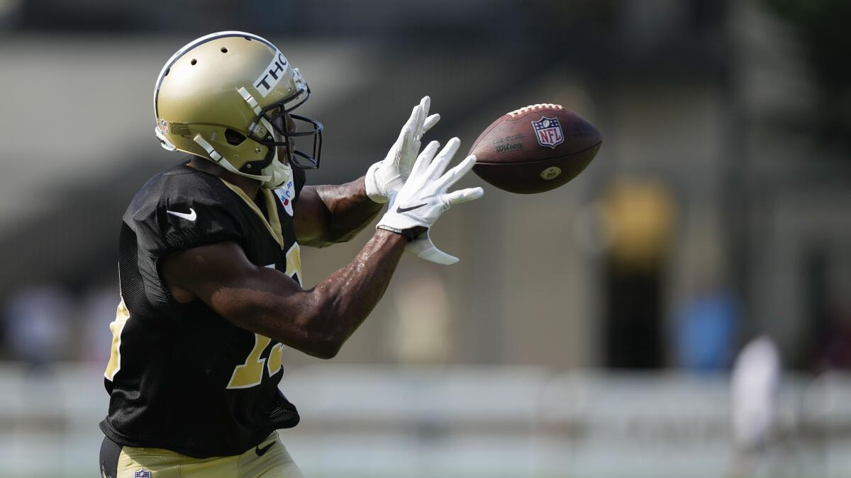 New Orleans Saints receiver Michael Thomas sets mark for most receptions in  first three seasons