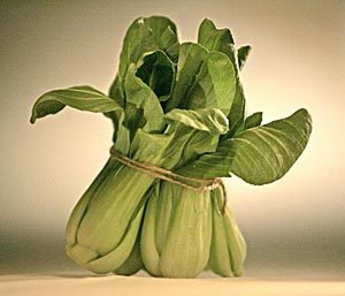 IN SEASON: Chinese cabbages such as baby bok choy.