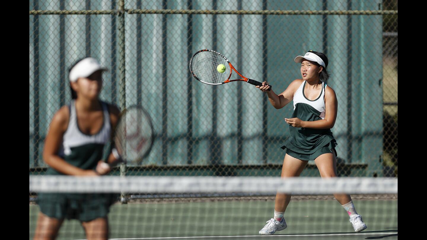 Photo Gallery: Battle for the Bell girls' tennis