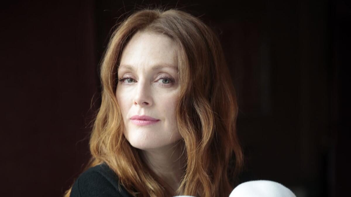 Actress Julianne Moore at the Crosby Hotel in New York.