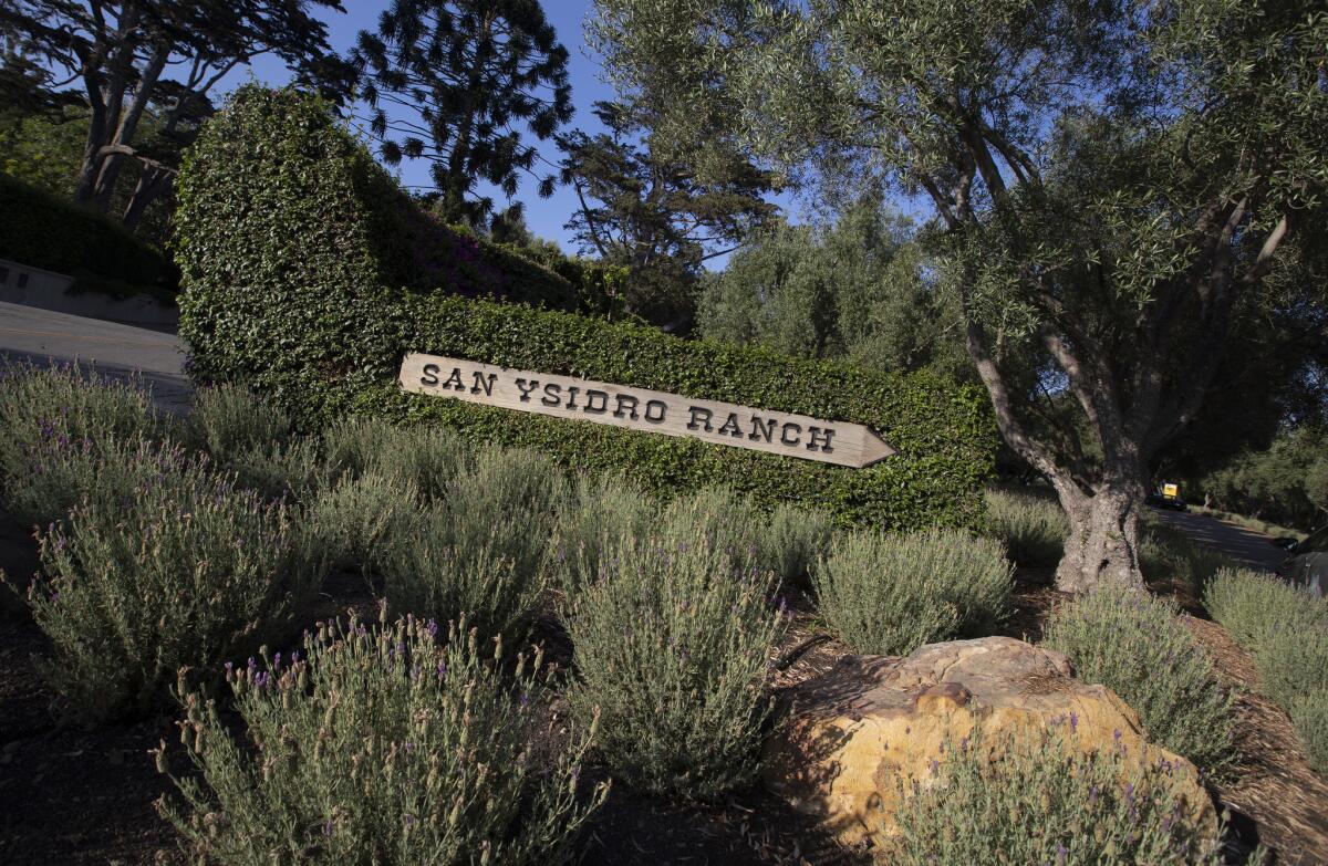 The historic San Ysidro Ranch in the Montecito hills is being repaired after damaging mudslides earlier this year.