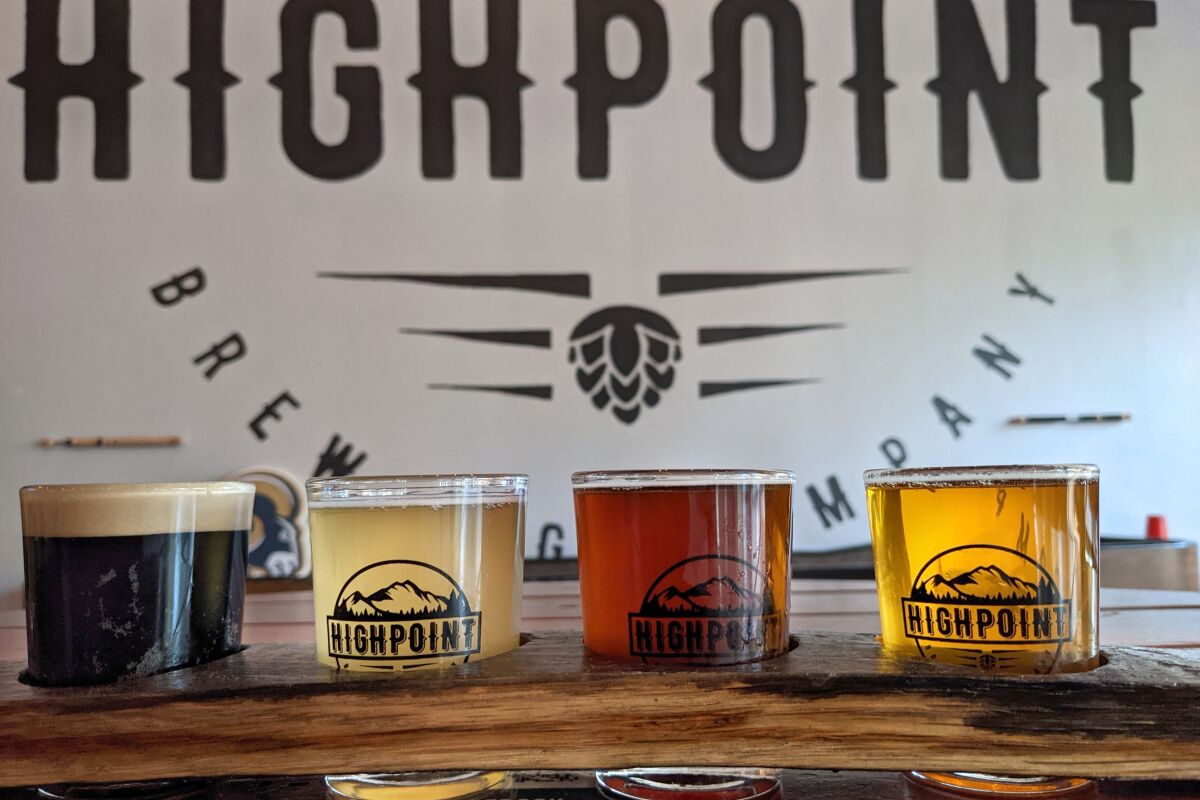 Flight of beers