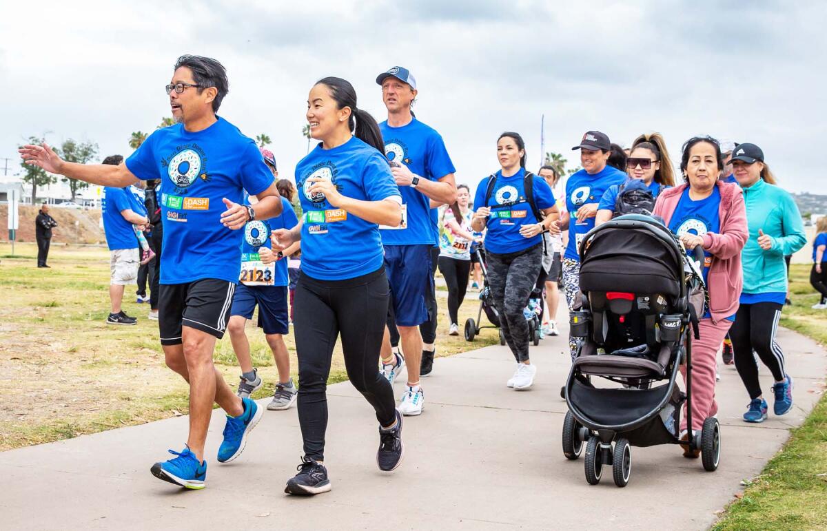 Participants in the 2022 Donut Run.