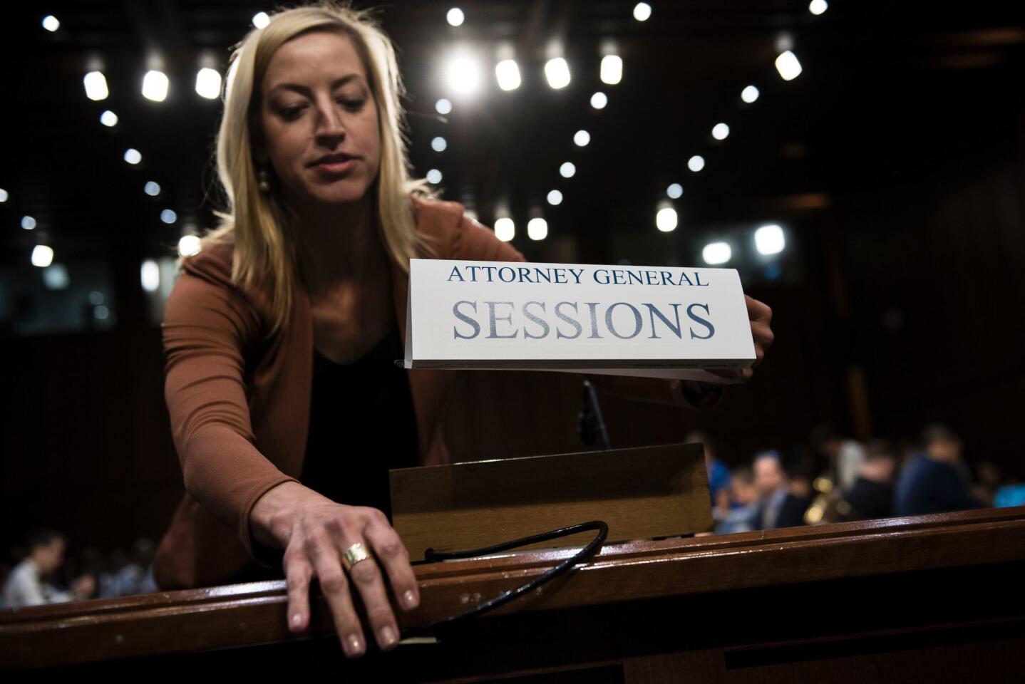 Atty. Gen. Jeff Sessions Senate testimony