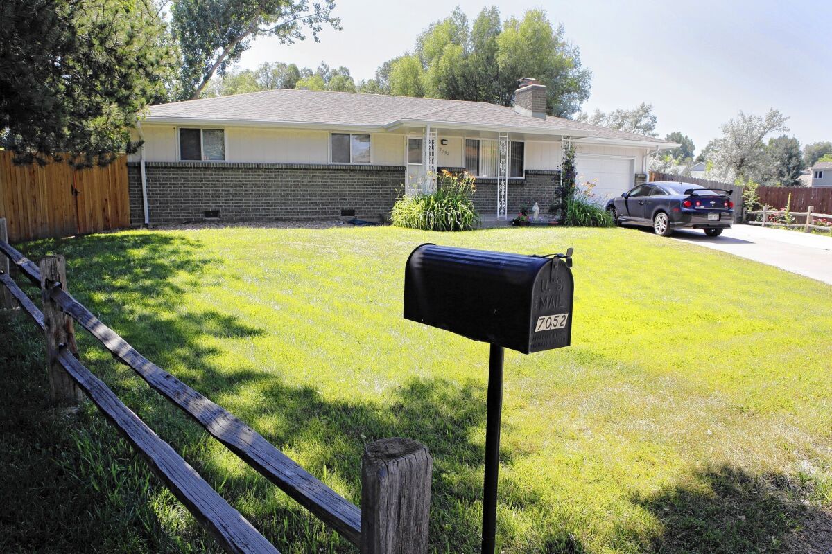 Shannon Conley, whose Arvada, Colo., home is pictured, was detained by the FBI in April as she boarded a flight on her way to Syria. She said she hoped to help militant fighters.