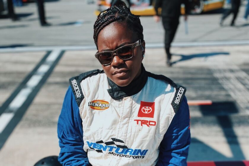 Dalanda Ouendano. NASCAR pit crew member.