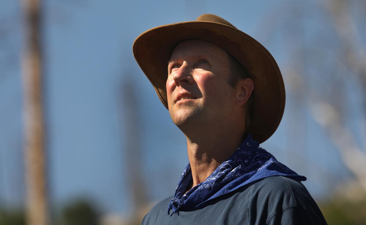 Chad Hanson, a member of Earth Island Institute, is against the forest-thinning project in Yosemite National Park.