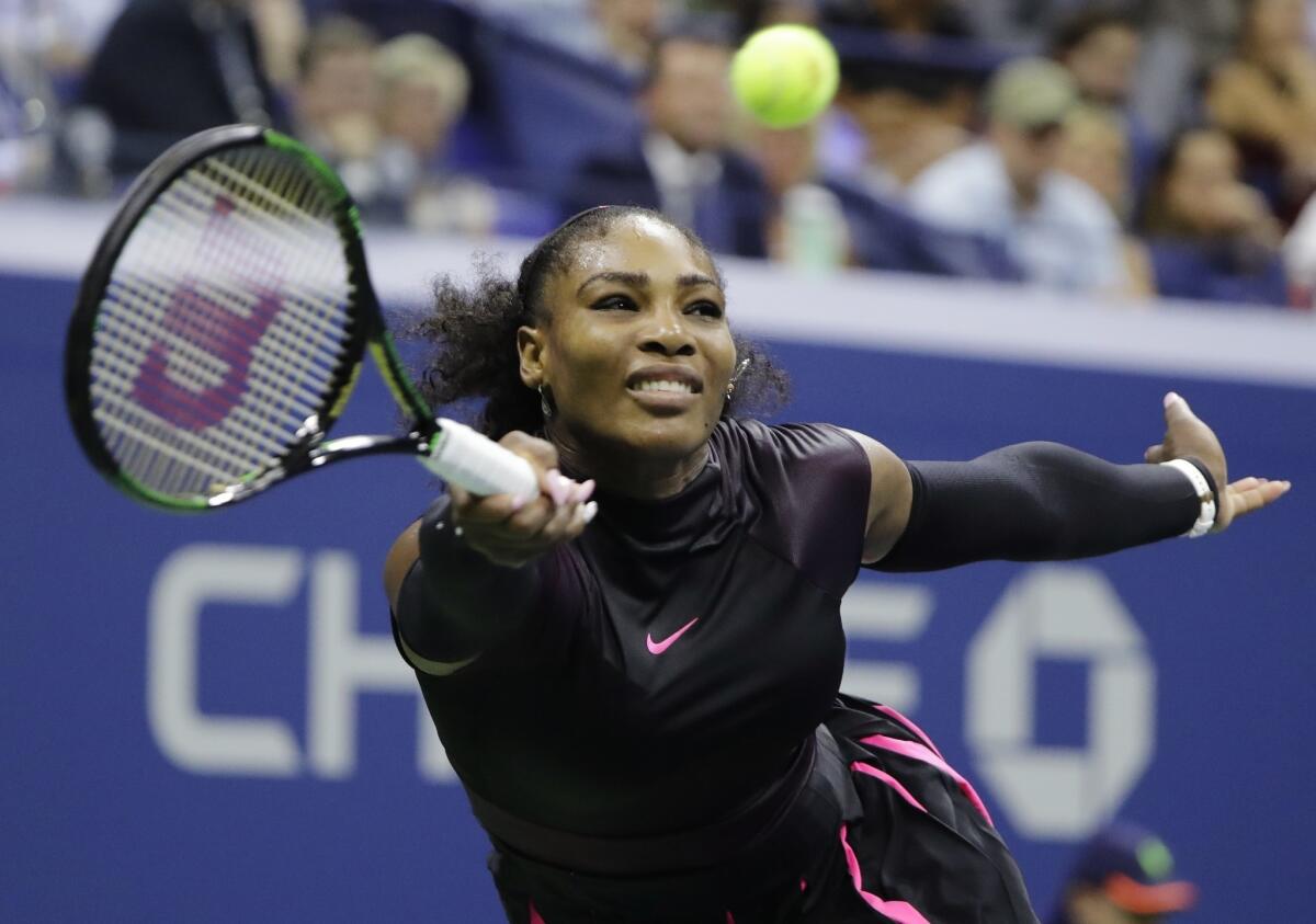 Serena Williams during the U.S. Open on Sept. 8.
