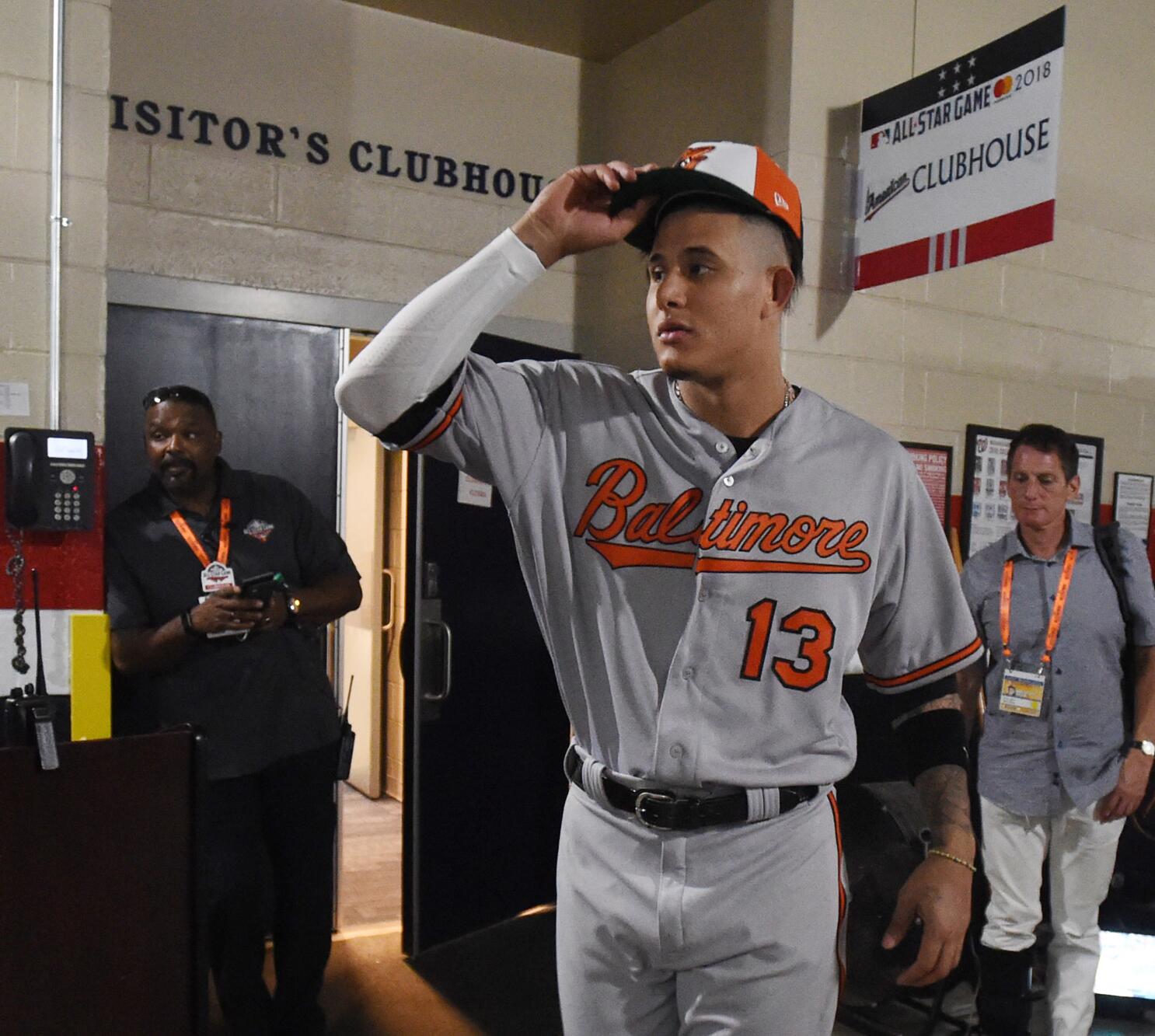 Inside the clubhouse prior to the 2019 MLB All-Star Game