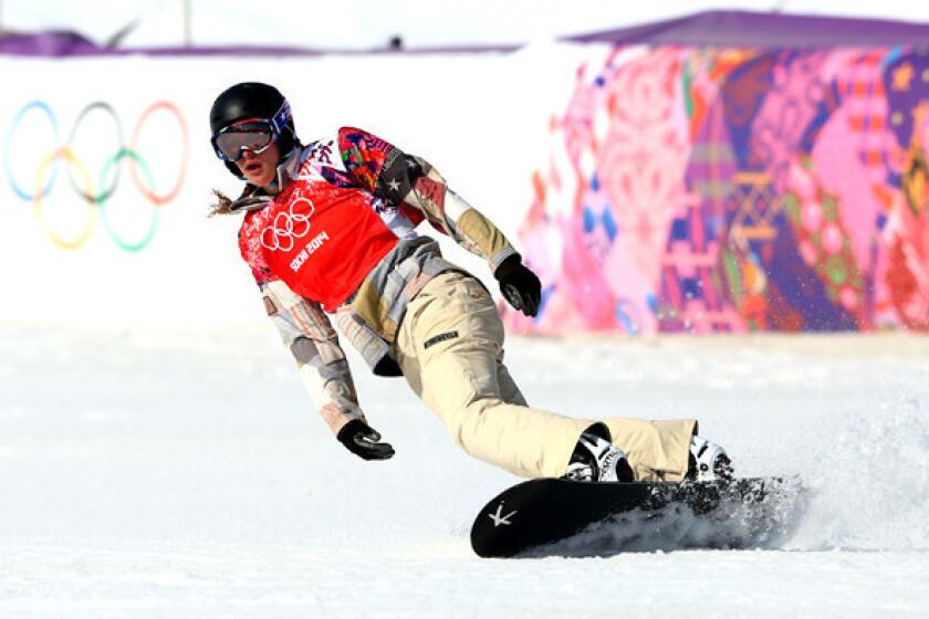 American Lindsey Jacobellis failed to make the final of the women's snowboard cross at the Sochi Olympics on Sunday but did win the consolation final at Rosa Khutor Extreme Park.