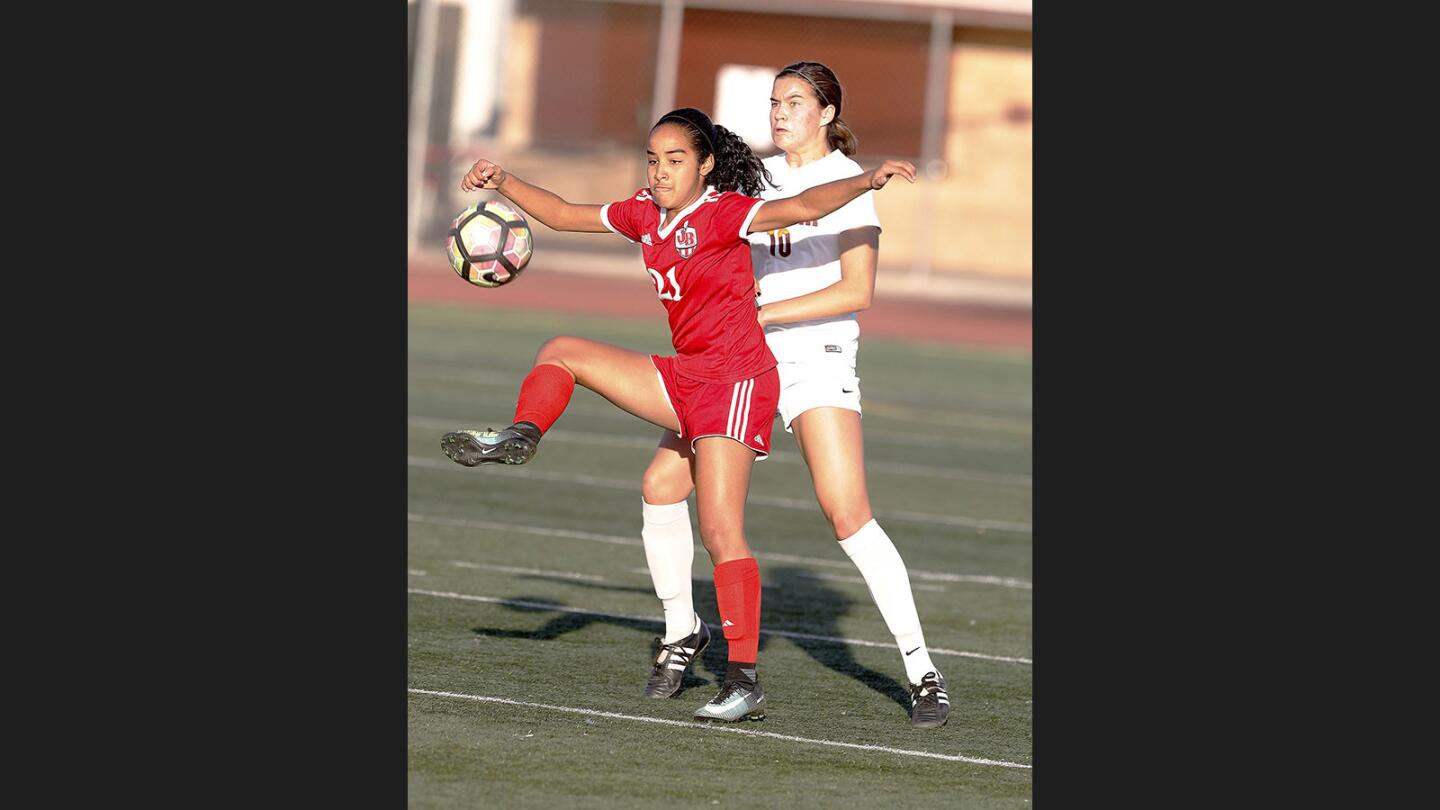 Photo Gallery: Burroughs vs. Arcadia girls' soccer