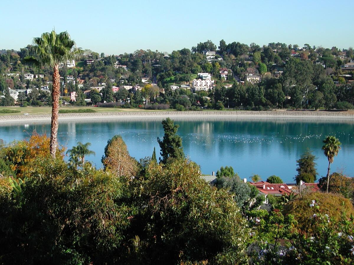 The Silver Lake Reservoir.