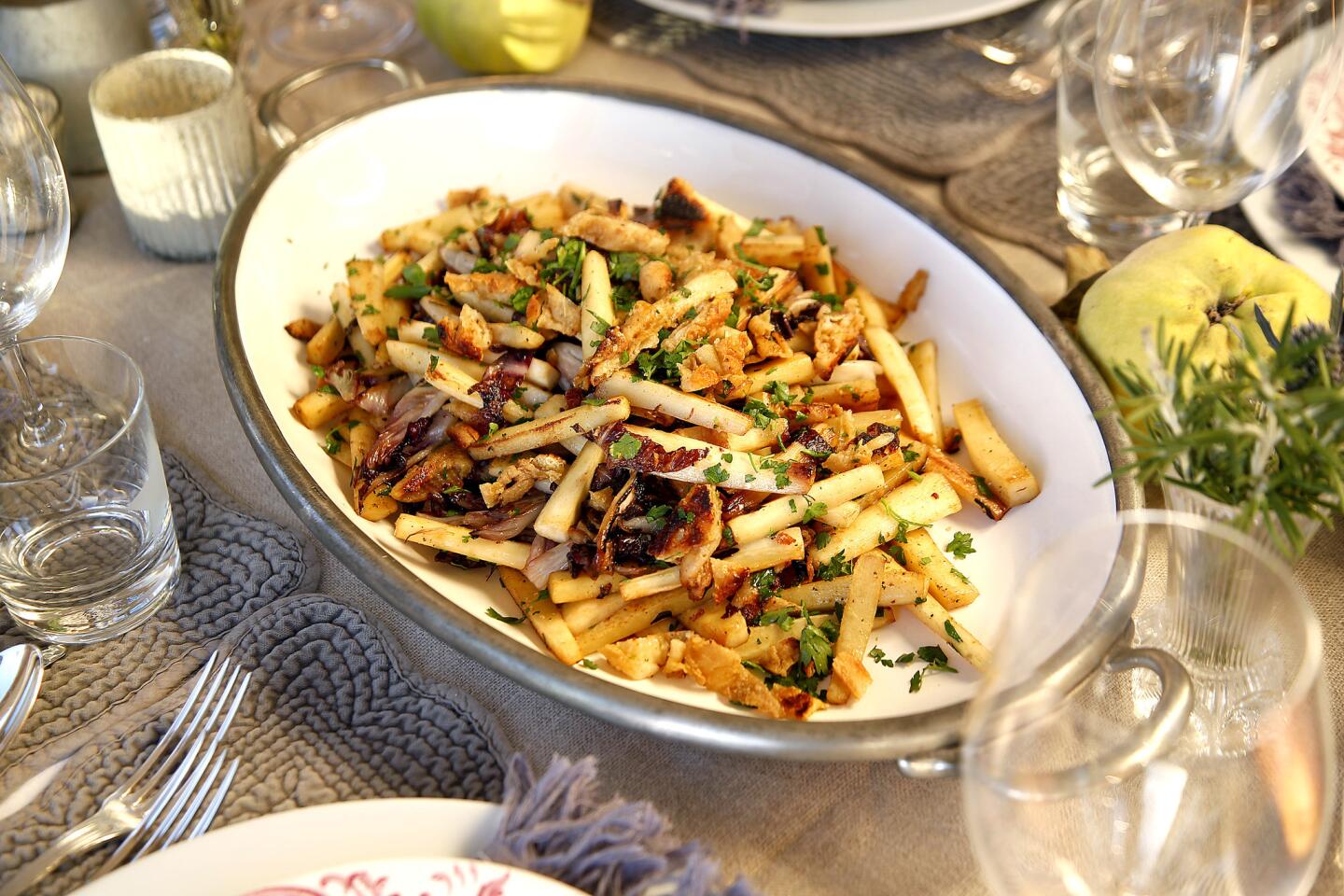 Adam Perry Lang cooks a Thanksgiving feast