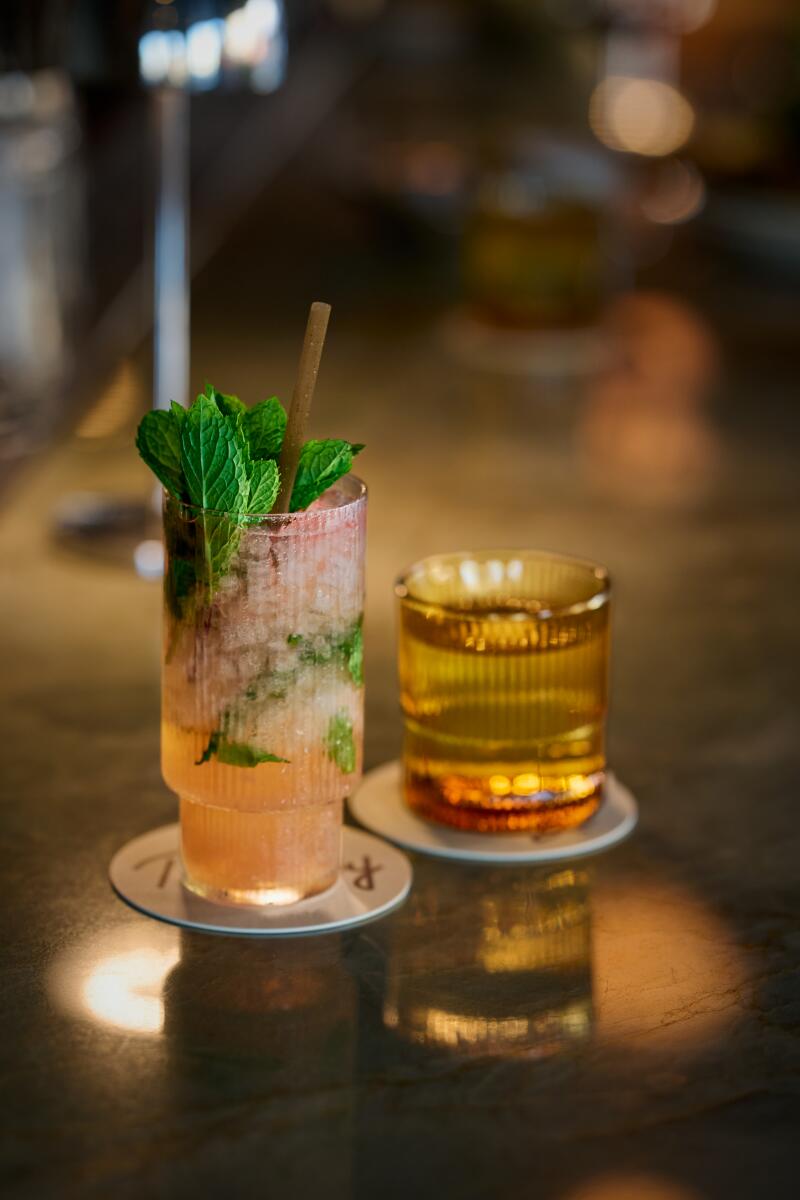 Photos: Motel California, the delight is in the details 92 A view of cocktails served at Ponyboy at the Pearl Hotel in San Diego.