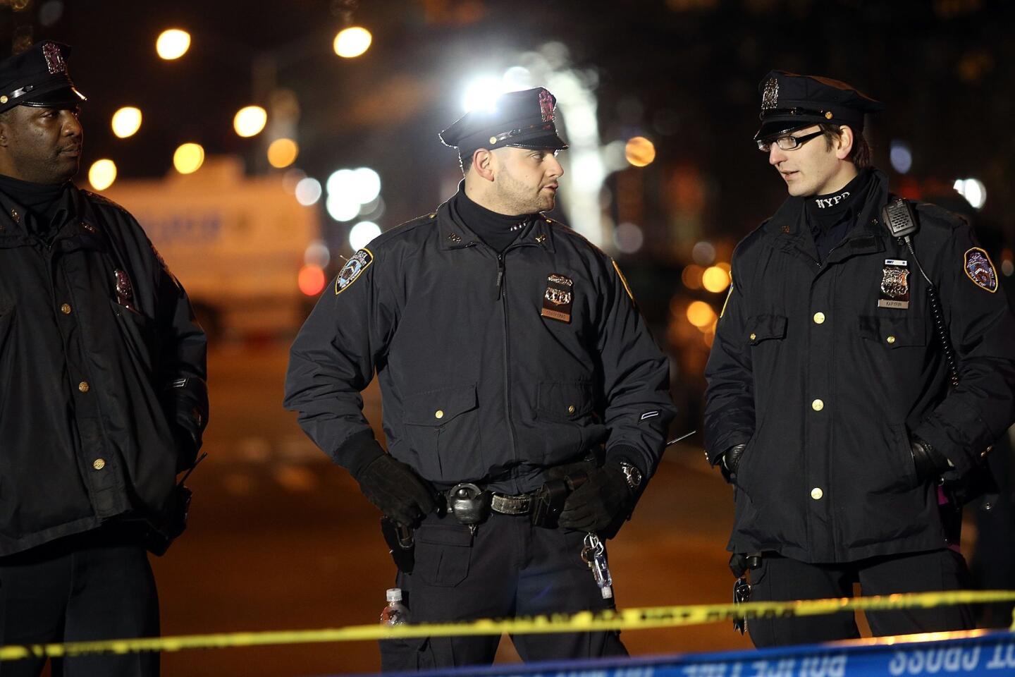 NYPD officers fatally shot