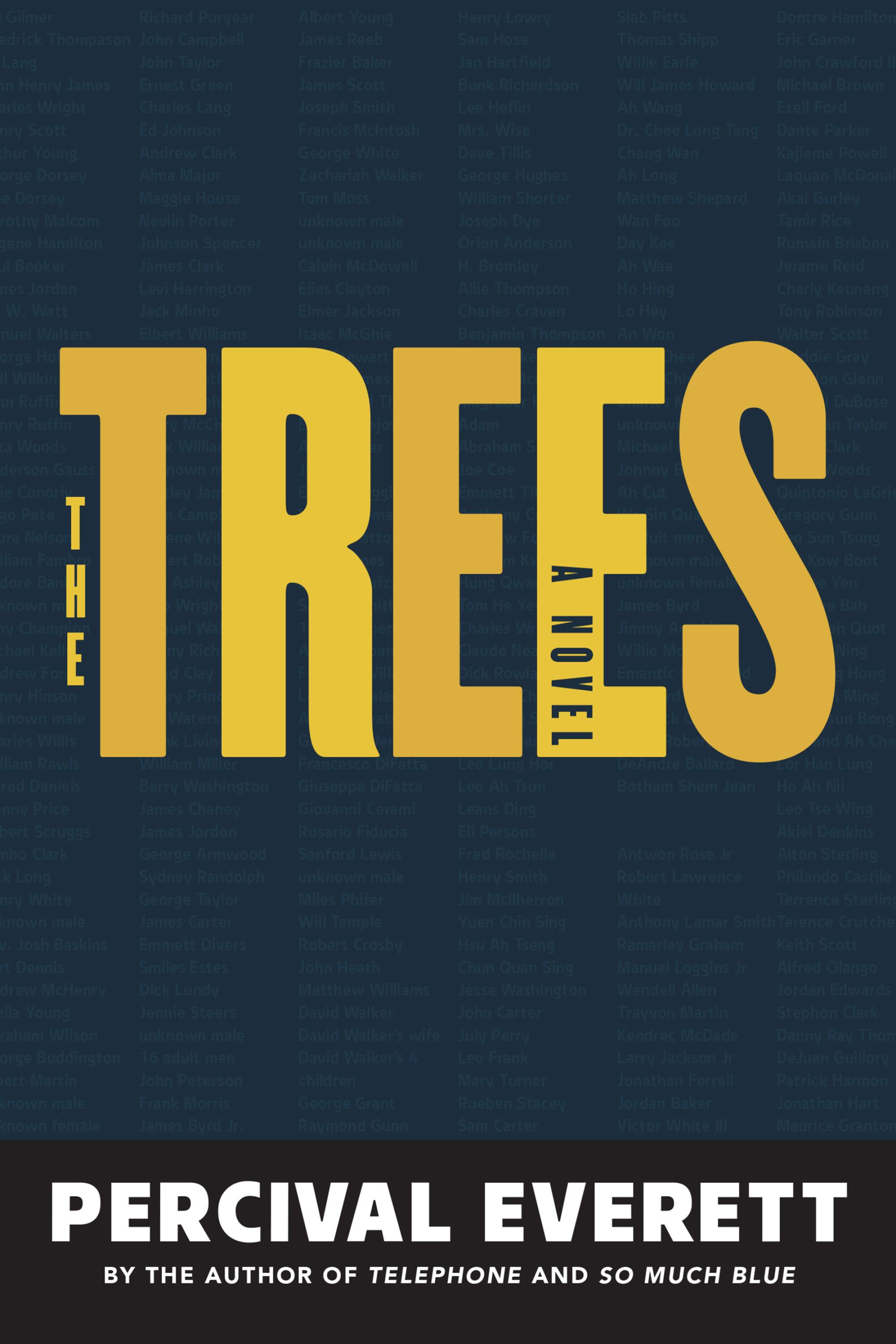 The cover of "The Trees," by Percival Everett