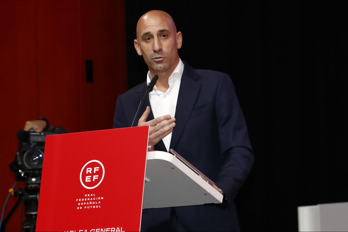 UEFA hosts women soccer stars for expert advice. Then it thanks ousted Luis  Rubiales for his service