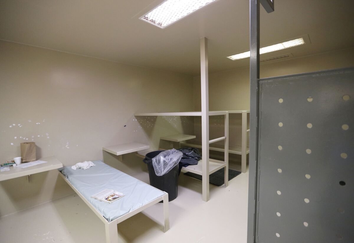 The Waller County Jail cell in which Sandra Bland was found dead.