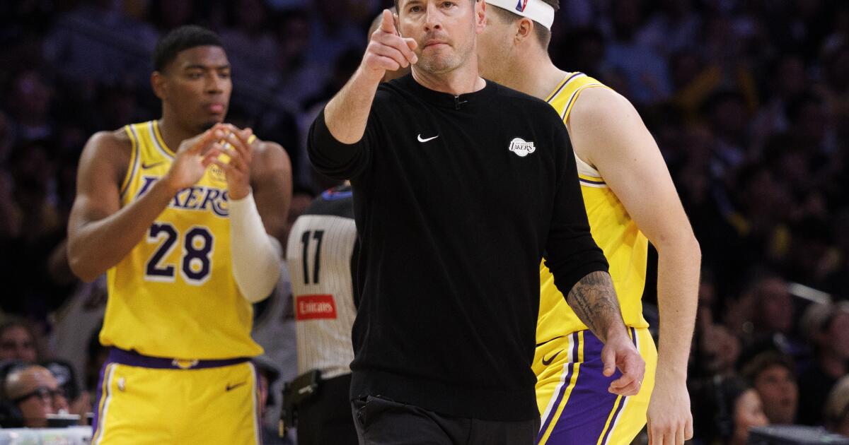 'The task at hand': How Lakers coach JJ Redick stays focused