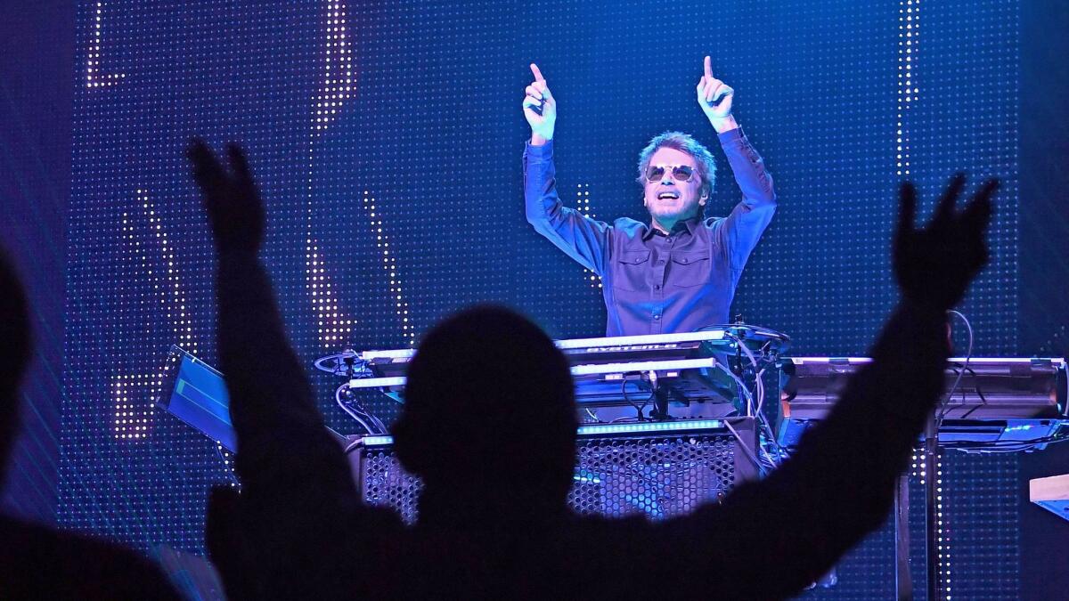 Jean-Michel Jarre performs in May at Radio City Music Hall as part of his first-ever tour of North America.