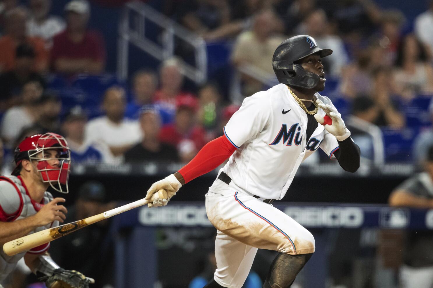 Marlins' Jazz Chisholm breaks down the most entertaining at-bat of the 2022  MLB season