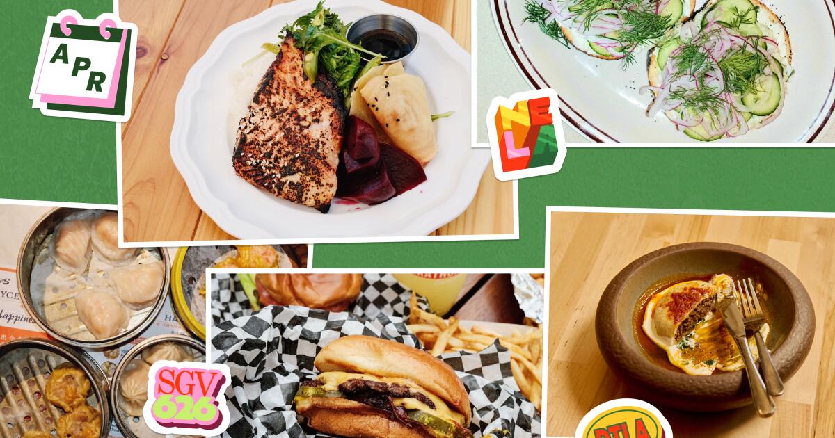 Novos restaurantes e pop-ups para experimentar em Los Angeles em abril Novos restaurantes e pop-ups para experimentar em Los Angeles em abril