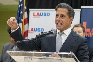 Alberto Carvalho, Superintendent, Los Angeles Unified School District, the nation's second-largest school district, comments on an external cyberattack on the LAUSD information systems during the Labor Day weekend, at a news conference in Los Angeles Tuesday, Sept. 6, 2022. Despite the ransomware attack, schools in the nation's second-largest district opened as usual Tuesday morning. (AP Photo/Damian Dovarganes)