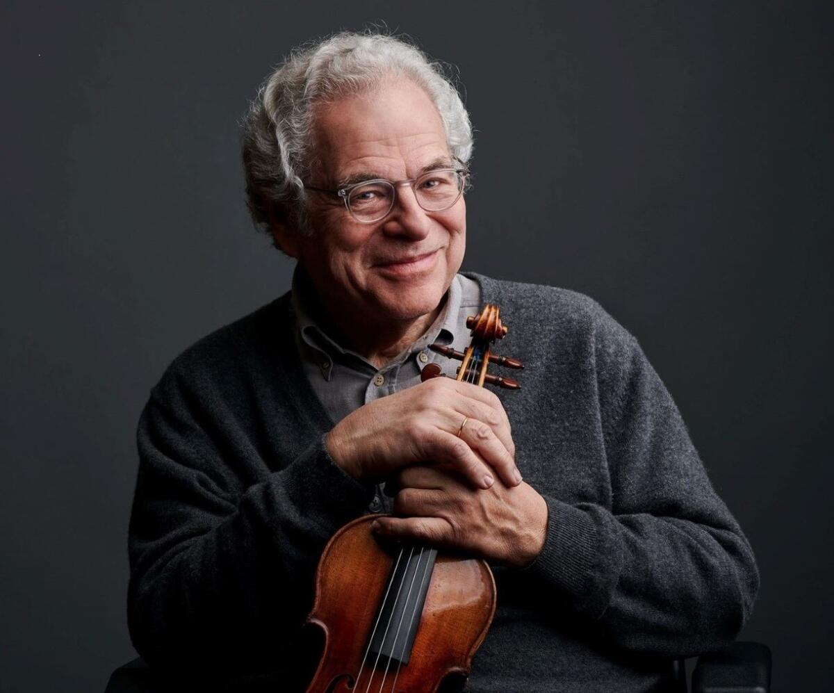 Award-winning violinist Itzhak Perlman.