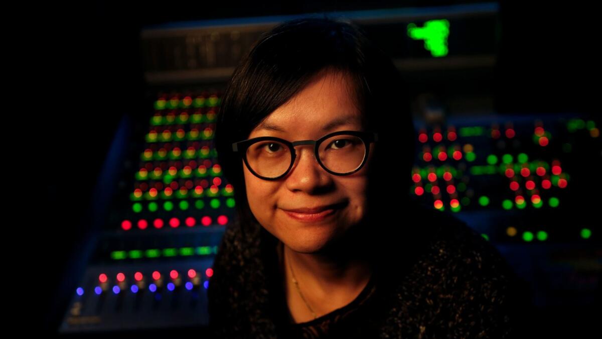 Ai-Ling Lee, "La La Land" Oscar-nominated sound editor and sound mixer. (Mel Melcon / Los Angeles Times)