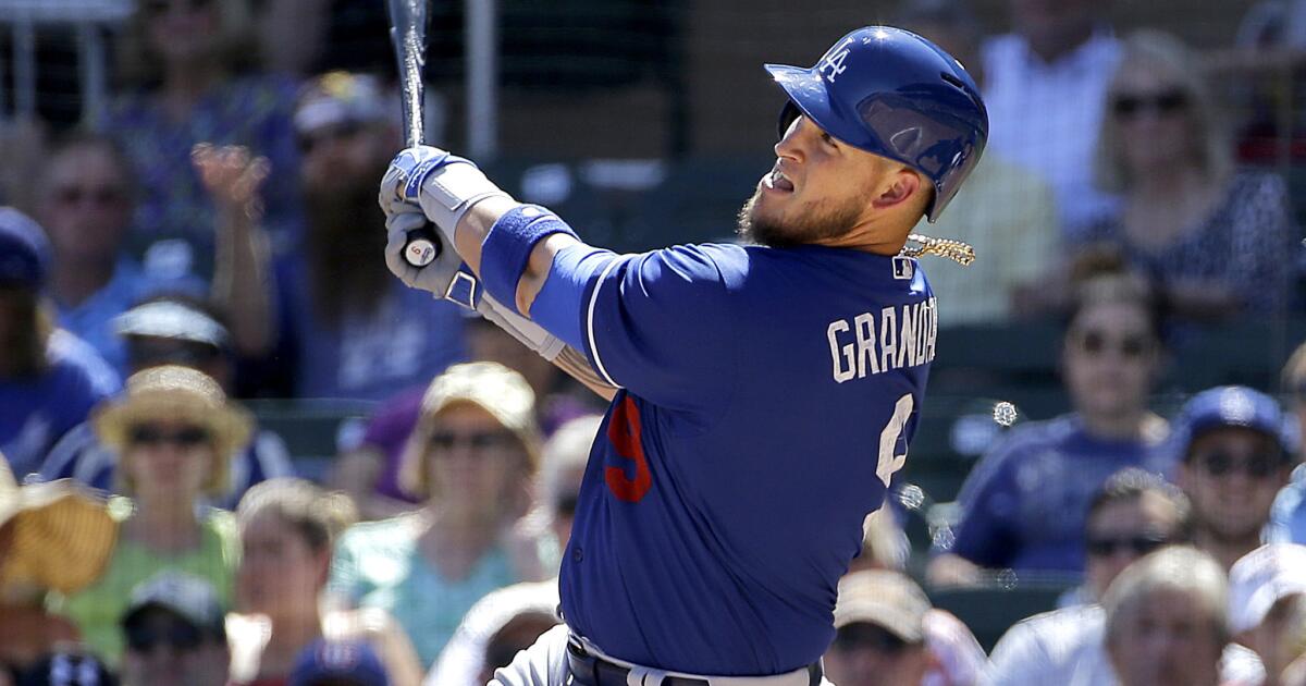 Dodgers' Grandal Still Battling Forearm Strain – Think Blue Planning  Committee