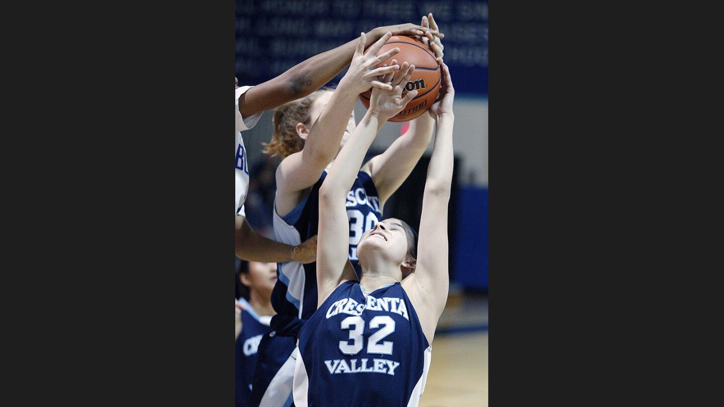 Photo Gallery: Crescenta Valley vs. Burbank in Pacific League girls' basketball