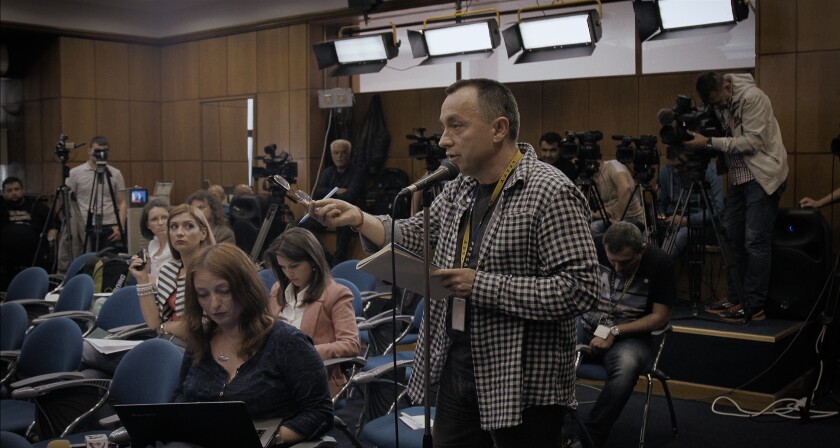 Jurnalistul Catalin Tolontan in documentar "colectiv."