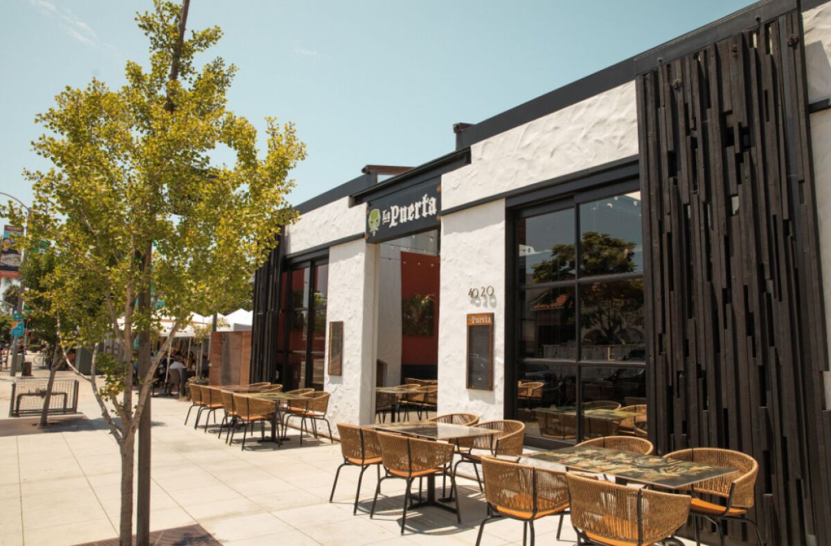 La Puerta has opened in the former Patio on Goldfinch space in Mission Hills.