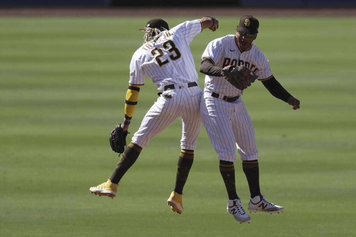 Padres CF Jorge Mateo Helps the Giants to a Home Run