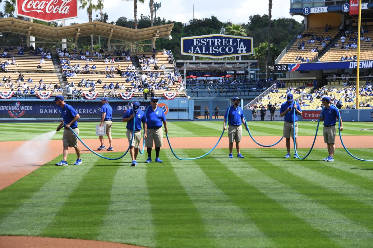 Section 32 at Dodger Stadium 