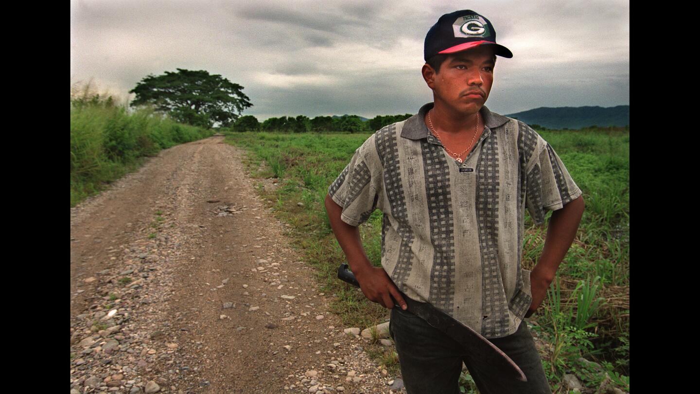 Near this spot in Las Anonas, Mexico, Sirenio Gomez Fuentes was startled to see Enrique, bleeding and nearly naked, stumbling toward him.