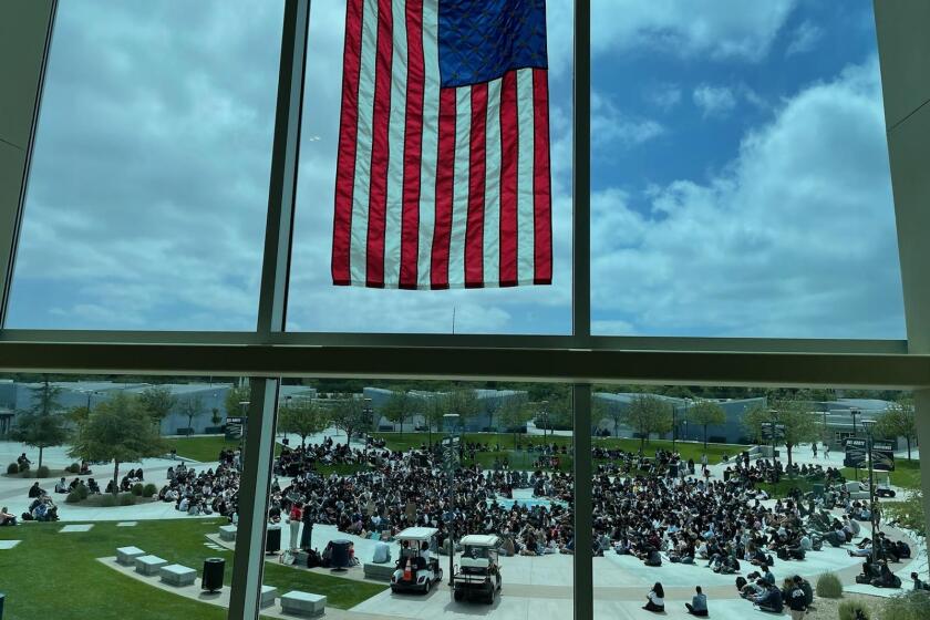 Hundreds of Del Norte High School students walked out on May 27, 2022 to remember the victims of the Robb Elementary shooting in Uvalde, Texas.