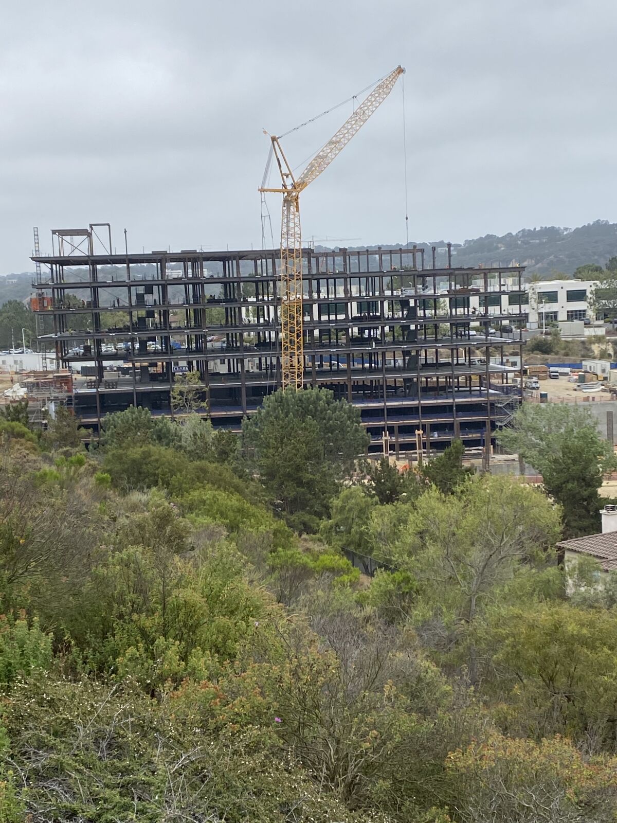 Torrey View under construction in Torrey Hills.