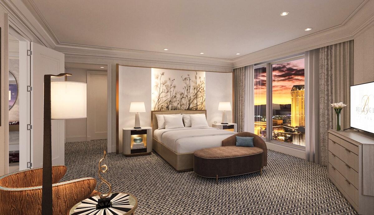 Bellagio renovating rooms with design inspired by its fountains, Casinos &  Gaming