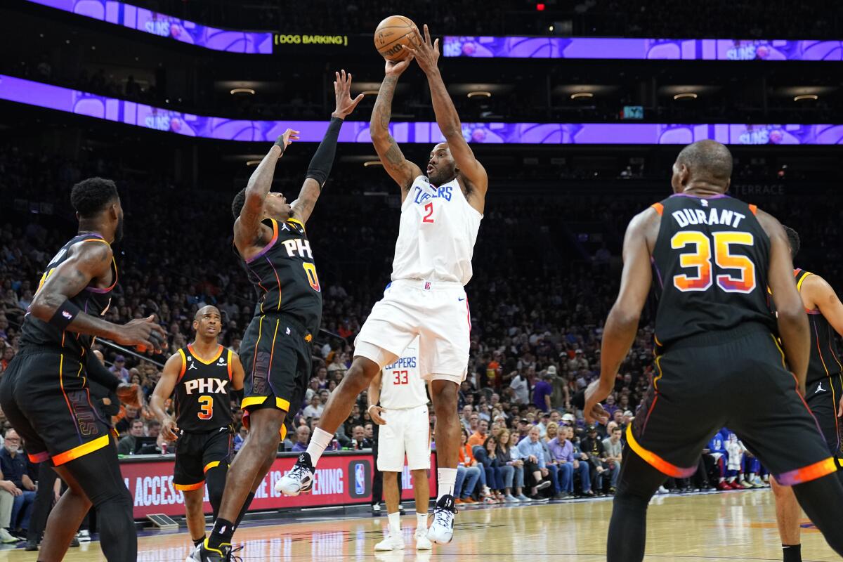 Kevin Durant Phoenix Suns Unsigned Shooting in Black vs. Clippers in 2023  NBA Playoffs Photograph