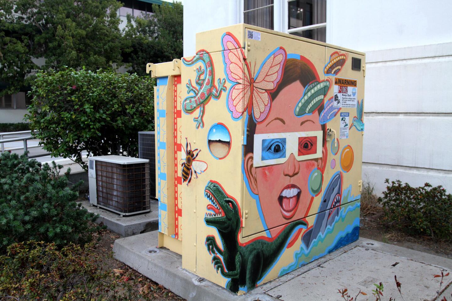 Photo Gallery: Artists paint utility boxes throughout Burbank