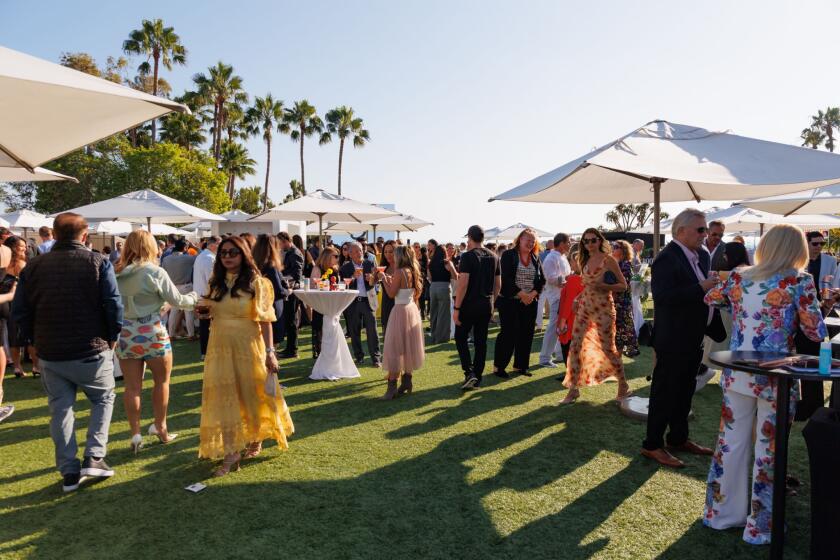 Relish guests enjoyed gourmet hors d’oeuvres and sips at the opening night cocktail reception in Newport Beach.