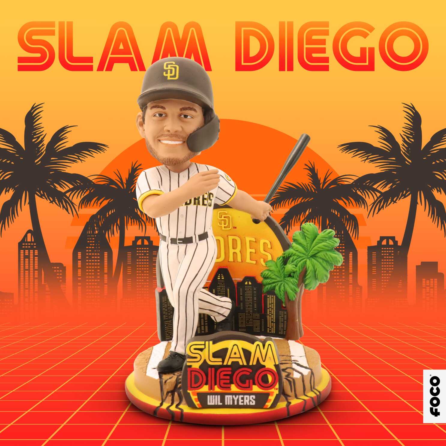 Wil Myers San Diego Padres Swag Chain Bobblehead FOCO