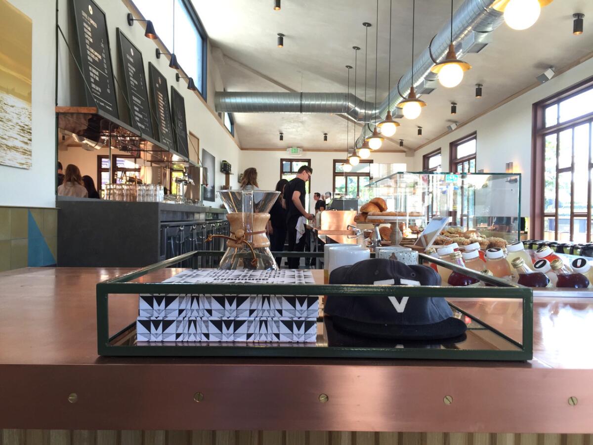 Verve Coffee Roasters, opening Tuesday in West Hollywood.