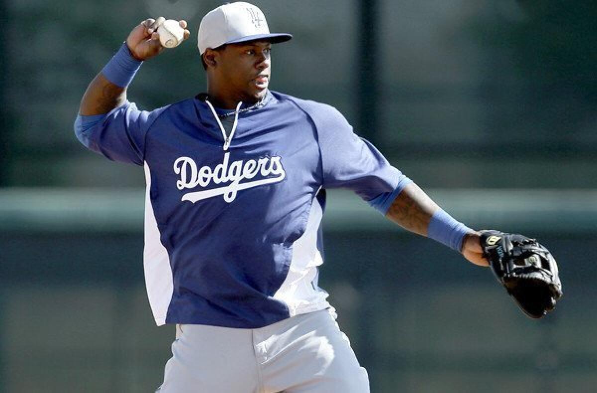 Dodgers shortstop Hanley Ramirez will train with his Dominican Republic team this week in preparation for the World Baseball Classic.